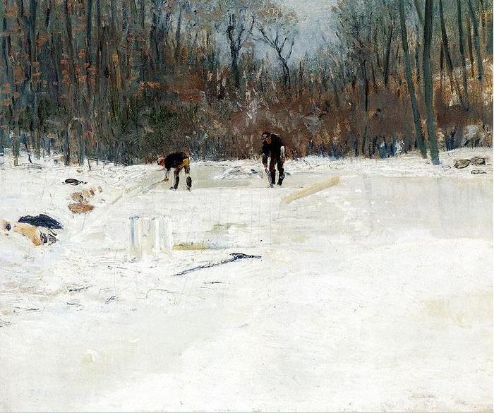 J. Alden Weir The Ice Cutters